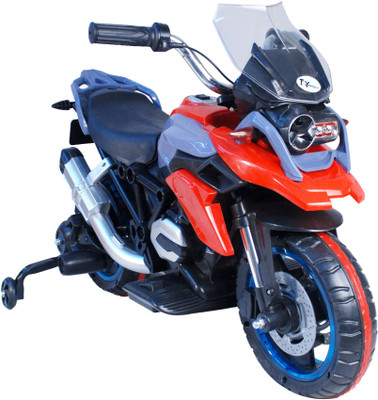 

Toy House Versys Motorcycle Rechargeable Bike Battery Operated Ride On(Maroon)