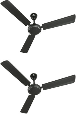 

Havells Standard Sailor 3 Blade Ceiling Fan(Matt Black, Pack of 2)