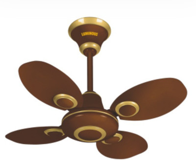 Luminous PETALAIRE 4 Blade Ceiling Fan(BROWN, Pack of 1)