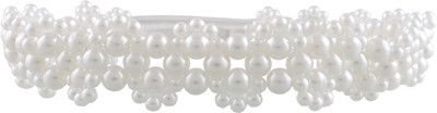 

Aarushi creations pearl tiara Head Band, Hair Band(White)