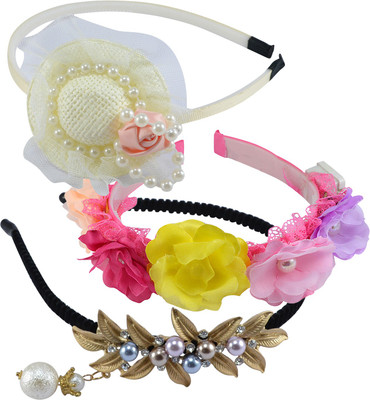 

Saamarth Impex Blinking Lighting Hair Band , Fashion Accessories Multi Color Headband, Hair Accessory, Girl Headband 3 Piece Set Head Band(Multicolor)