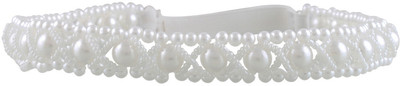 

Aarushi creations pearl tiara Head Band, Hair Band(White)