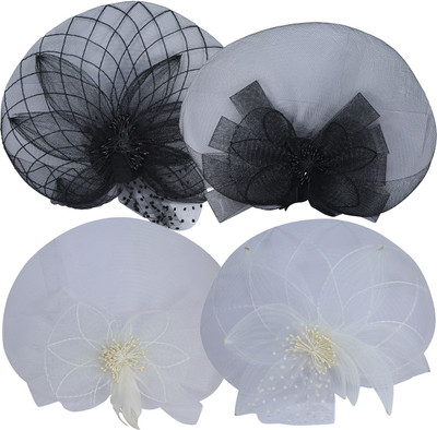 

Saamarth Impex Hairpin Head Flower Bow, Product Kind, Hair Accessories, Headwear Set Of 4 Piece Hair Clip(Multicolor)