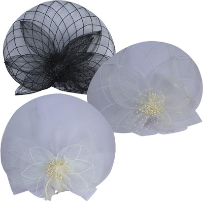 

Saamarth Impex Hairpin Head Flower Bow, Product Kind, Hair Accessories, Headwear Set Of 3 Piece Hair Clip(Multicolor)