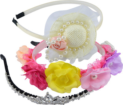 

Saamarth Impex Blinking Lighting Hair Band , Fashion Accessories Multi Color Headband, Hair Accessory, Girl Headband 3 Piece Set Head Band(Multicolor)