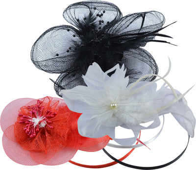 

Saamarth Impex Kids Hair Accessories Desginer Hairband Various Design Headband Girls Headwear 3 Piece Set Head Band(Multicolor)