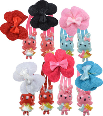 

Saamarth Impex Metal Clip Snap Hair Clips Tik tak Barrettes Good Quality For Kids,Girls,Women Set Of 14 Hair Clip(Multicolor)