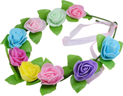 

Saamarth Impex Hair Buckle ,Head Wear Fully Open Multi Color Flower Shape For Girls Fashion Accessories Hair Clip(Multicolor)
