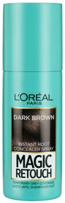 

L'Oreal Retouch Instant Root Concealer Spray Dark Brown Hair Color(Dark Brown)