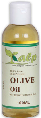 

Kalp Olive Cold Pressed Carrier Oil Pure Natural For Skin care & Hair care Hair Oil(100 ml)