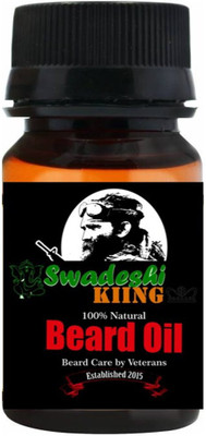 

SWADESHIKIING 100% NATURAL BEARD OIL 30ML Hair Oil(30 g)