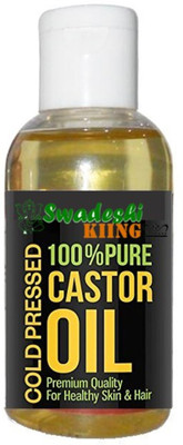

SWADESHI KIING 100% PURE COLD PRESSED CASTOR OIL 100ML Hair Oil(100 g)