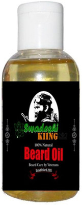 

SWADESHI KIING 100% NATURAL BEARD OIL 100ML Hair Oil(100 g)