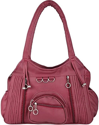 

ACRIL Hand-held Bag(Maroon)