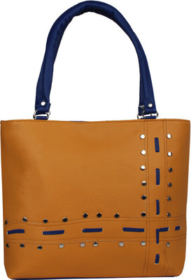 

ACRIL Tote(Brown, Blue), Blue;brown
