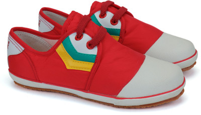 

KITO Boys & Girls Lace Sneakers(Red