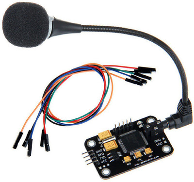 

SunRobotics VOICE RECOGNITION MODULE WITH MICROPHONE - HIGH SENSITIVITY(Black)