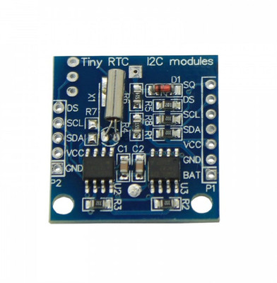 

SunRobotics DS1307 I2C REAL TIME CLOCK MODULE(Blue)