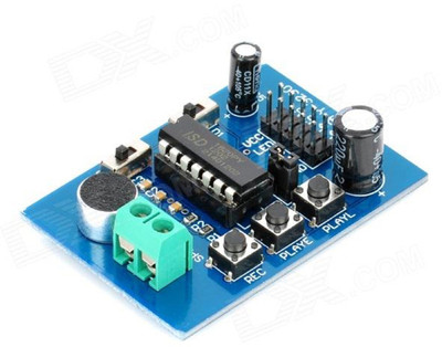 

SunRobotics VOICE RECORDING PLAYBACK MODULE - ISD1820(Blue)