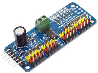 

SunRobotics 16 CHANNEL PWM SERVO MOTOR DRIVER - 12-BIT(Multicolor)