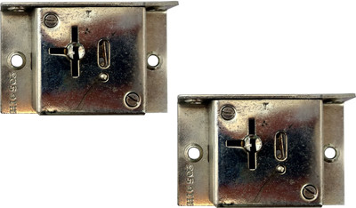 

HLI 6 lever Locker Lock (flat 2 keys) (70 m.m. size) (pack of 2) Lock(Grey)