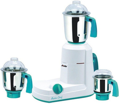 

JONTY Master chef mixer grinder 750 W Mixer Grinder(white with blue, 3 Jars)