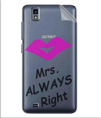 Snooky Gionee Pioneer P2M Mobile Skin(Transparent)