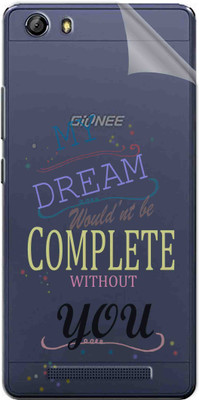 Snooky Gionee Marathon M5 Mobile Skin(Transparent)