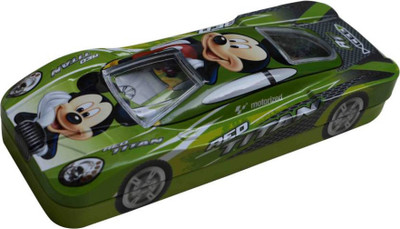 

MrSanotiyas MICKY MOUSE CARTOON Art Metal Pencil Box(Set of 1, Multicolor)