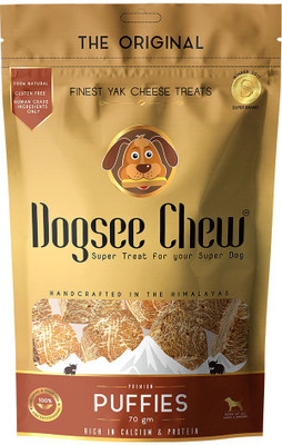 

Dogsee Chew Dogsee Chew Puffies Cheese 70 g Dry Dog Food
