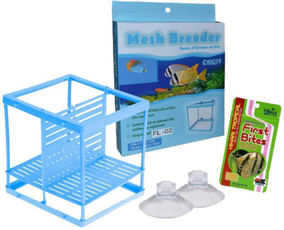

ROYAL PET CHICOS Mesh Breeder (FS-02) | Easy Install | Keeps Small Fish Safe Within The Aquarium | Fish Hutch