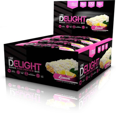 

MusclePharm Fitmiss Delight Bars Protein Bars(50 g, Lemon)