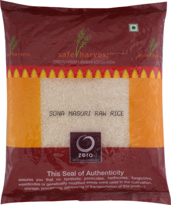 

Safe Harvest 12 Month Old Sona Masoori Rice (Raw)(5 kg)