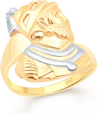 VIGHNAHARTA Shrimant Yogi Shri Chhatrapati Shivaji Maharaj Alloy Gold Plated Ring