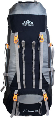 

Mount Track X-Trail Mountain Trekking & Hiking/ Camping Backpack with Rain Cover Rucksack - 85(Black)