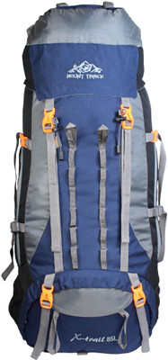 

Mount Track X-Trail Mountain Trekking & Hiking/ Camping Backpack with Rain Cover Rucksack - 85(Blue)