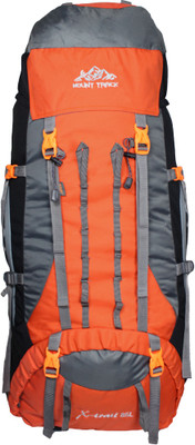 

Mount Track X-Trail Mountain Trekking & Hiking/ Camping Backpack with Rain Cover Rucksack - 85(Orange)