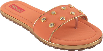 

Footrendz Women Peach Flats
