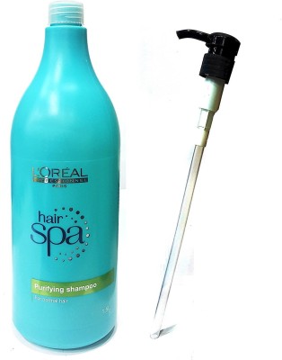 

L'Oreal Hair Spa Set of 2 (Purifying Shampoo+Dispensing Pump) 1500ml(1500 ml)