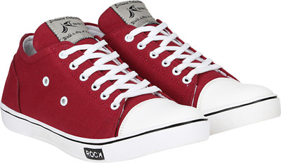 

Kraasa NewStyle Canvas Sneakers For Men(Maroon, White, Cherry::white