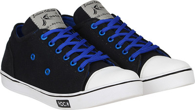 

Kraasa NewStyle Canvas Sneakers For Men(Black, Blue