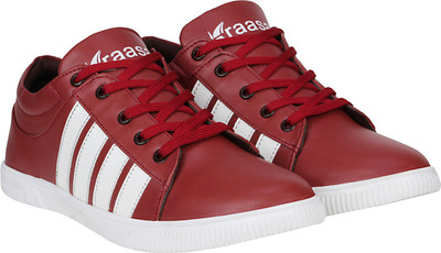 

Kraasa SunBurn Sneakers For Men(Red, White, Cherry