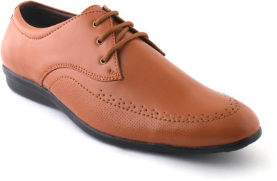 

BERKINS BERKINS Men Lace Up Formal Shoes (Tan) Lace Up For Men(Tan