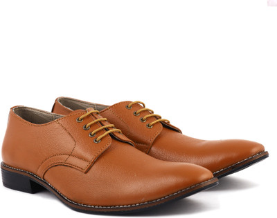 

Denill Genuine Leather Derby For Men(Tan