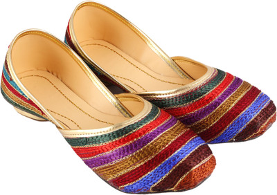 

RAJASTHANI JUTI Jutis For Women(Multicolor, Multi