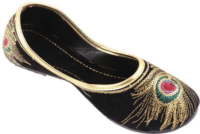 

Heavenfoot Mojaris For Women(Black