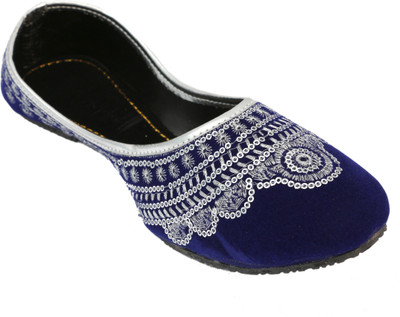 

rajasthani juti Jutis For Women(Blue