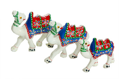 DreamKraft Decorative Showpiece - 15 cm(Paper Mache, Multicolor)