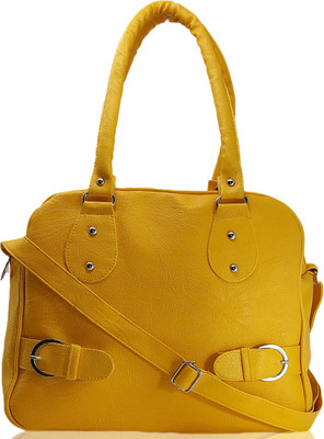 

TYPIFY Women Casual Yellow PU Hand-held Bag