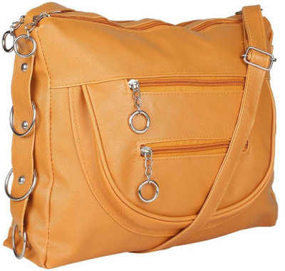 

Empress collections Women Casual Tan PU Sling Bag